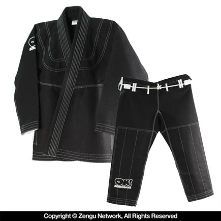 Ok! Kimonos Childrens Lightweight Black Jiu Jitsu Gi